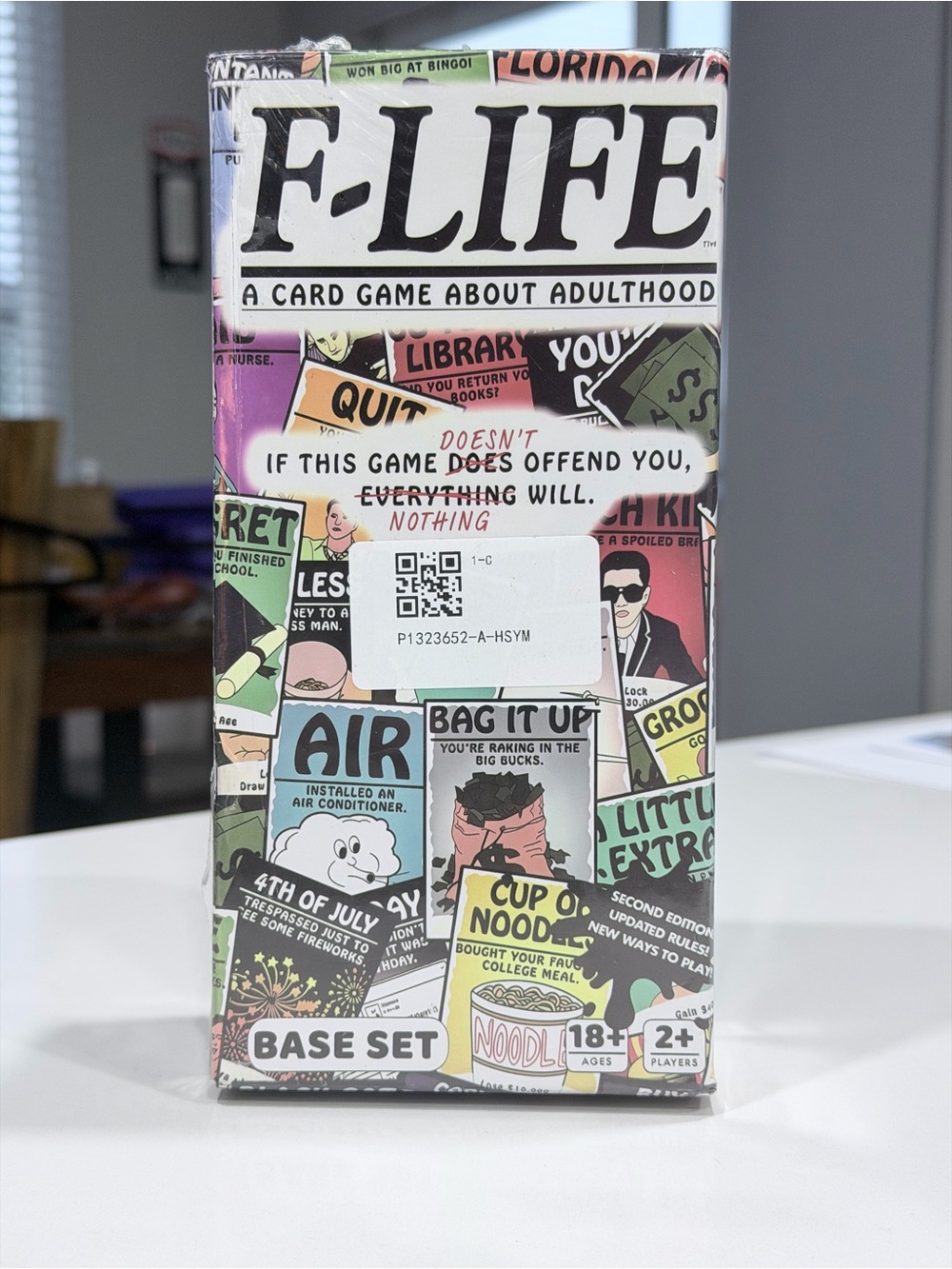 F-Life: A Card Game About Adulthood (Base Set).